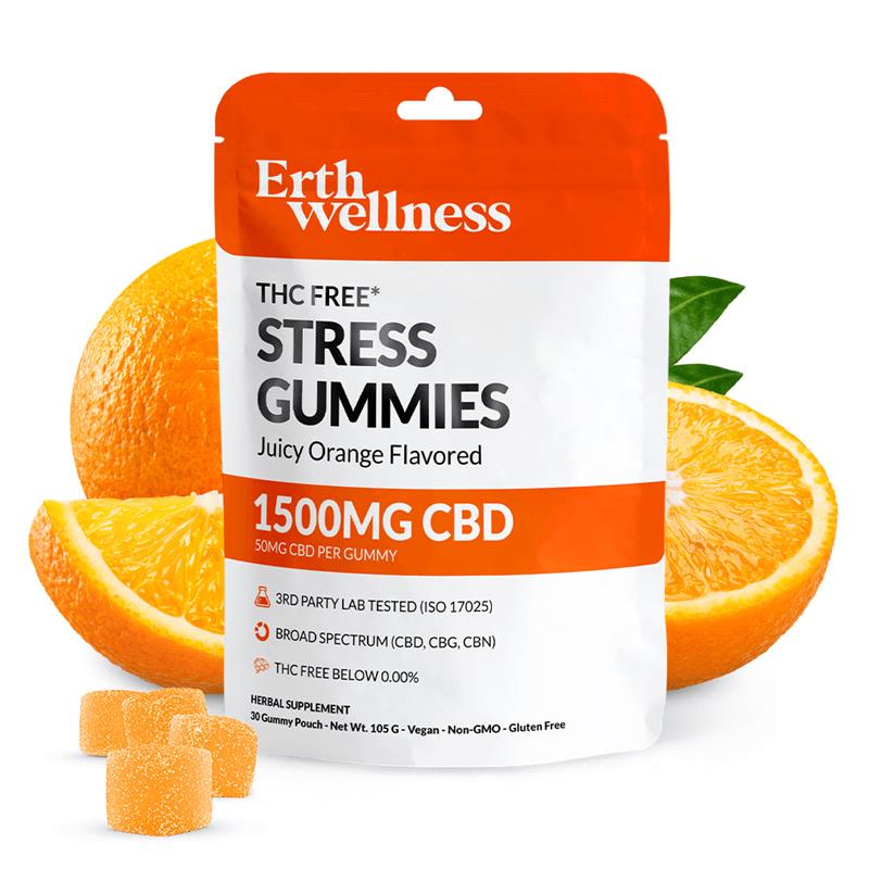 ERTH CBD Broad Spectrum Gummies (1500mg 30ct Pouch)