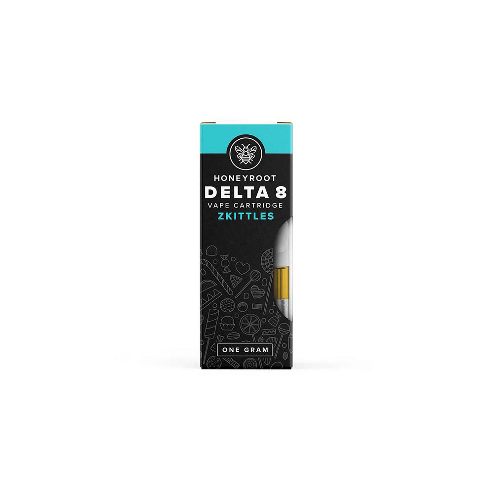 Honeyroot D8 Cartridge (1g) - Zkittles - 1 Gram with packaging