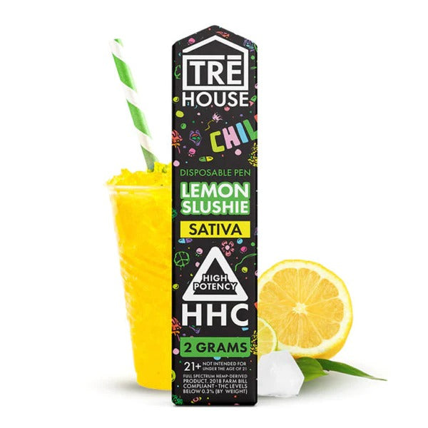 Tre House HHC Disposable (2g) - Lemon slushie with packaging