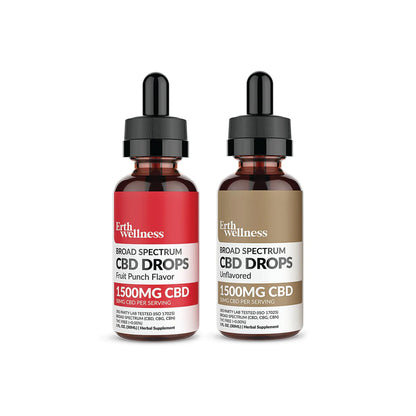 ERTH CBD Broad Spectrum Tincture CBD + CBG + CBN Drops (THC Free)(3.7mL) | Group Photo