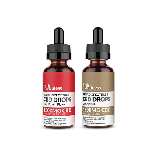 ERTH CBD Broad Spectrum Tincture CBD + CBG + CBN Drops (THC Free)(3.7mL) | Group Photo
