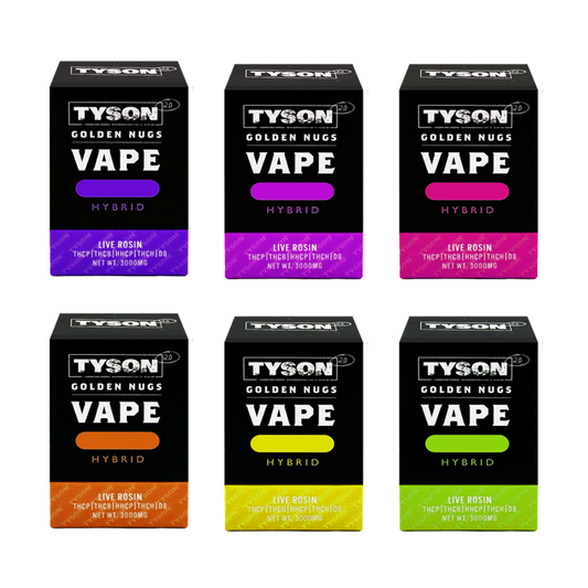 Tyson 2.0 Golden Nugs Vape Live Rosin Disposable (3g)