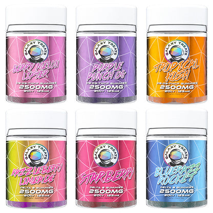 Galaxy Treats Moon Babies Gummies (2500mg 20ct Jar) - Group Image 