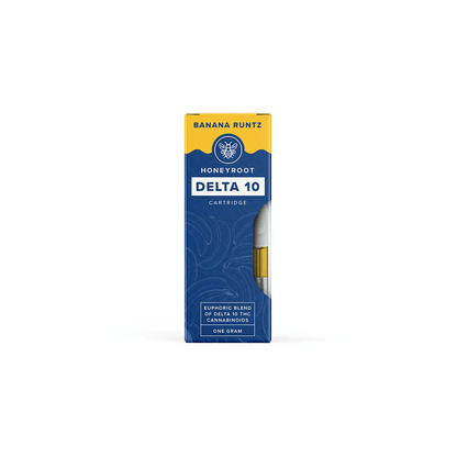 Honeyroot D10 Cartridge (1g) - Banana Runtz