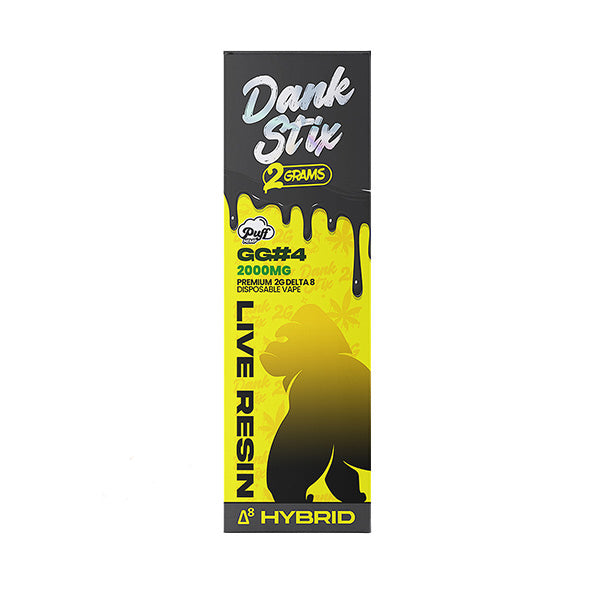 Puff Extrax Dank Stix Disposable (2g) - Gorilla Glue (2-Gram) with packaging