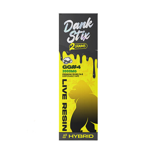 Puff Extrax Dank Stix Disposable (2g) Gorilla Glue (2-Gram) with packaging