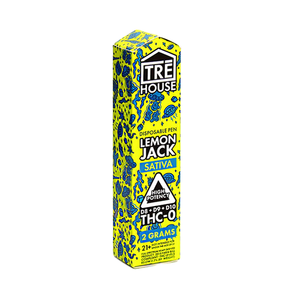 Tre House Disposable (2g) | D8 + D9 + D10 + THCP  Lemon Jack