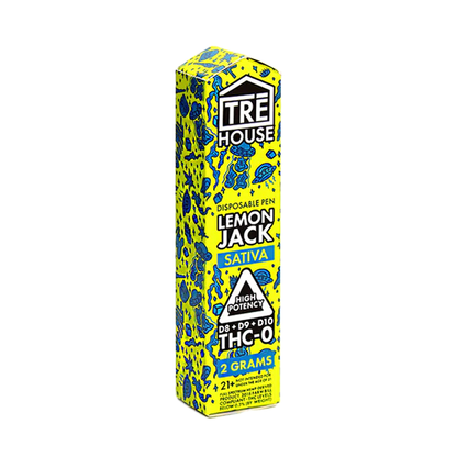 Tre House Disposable (2g) | D8 + D9 + D10 + THCP  Lemon Jack