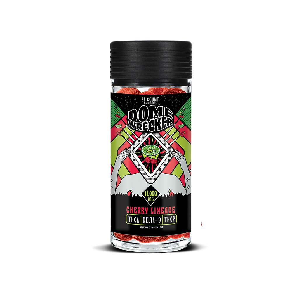 Domewrecker D9 Gummies (11000mg 21ct Jar) - Cherry Limeade