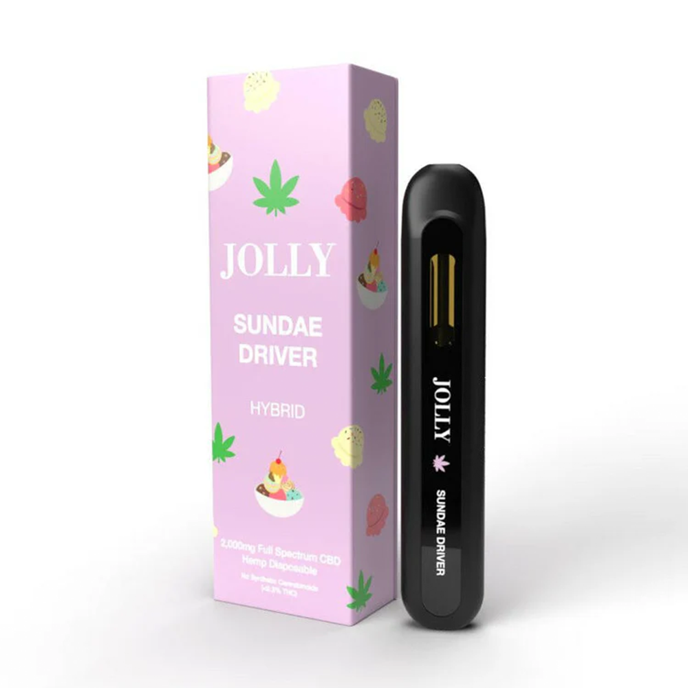 Jolly CBD Disposable (2000mg 2g) - Sundae Driver with packaging