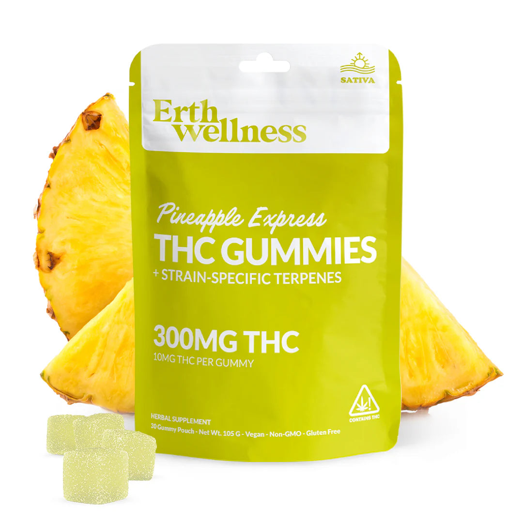 ERTH D9 THC Gummies (300mg 30ct pouch)