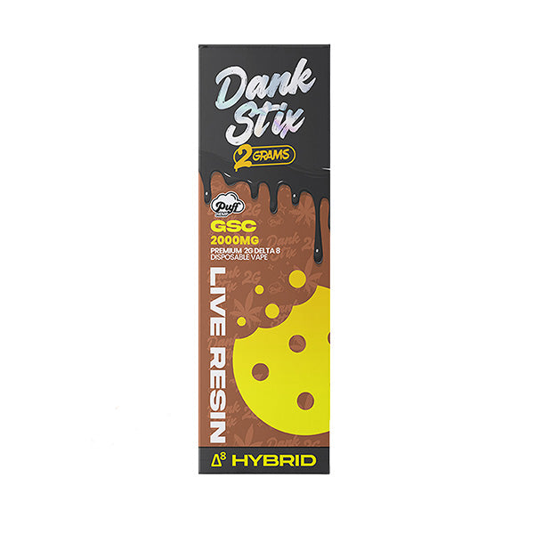 Puff Extrax Dank Stix Disposable (2g) - GSC (2-Gram) with packaging