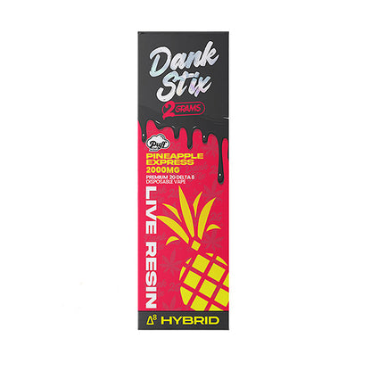 Puff Extrax Dank Stix Disposable (2g) - Pineapple Express (2-Gram) with packaging